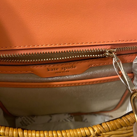 Kate Spade Gracie Wicker Medium Top-handle or Crossbody Handbag - Picture 10 of 11